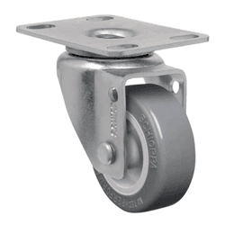 Rodizio Giratório PVC L12 75mm para até ... - Peronti Soluções