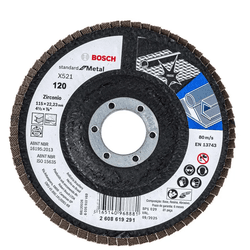 Disco Flap Std For Metal f a 115mm Gr120 - Peronti Soluções