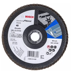 Disco Flap Eco For Inoxmetal 180mm G40 - Peronti Soluções