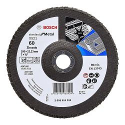 Disco Flap Eco For Inoxmetal 180mm G60 - Peronti Soluções