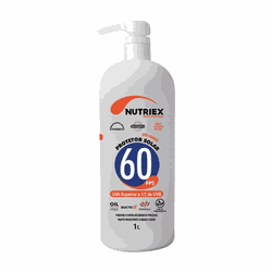 Protetor Solar Fps 60 1/3 Uva 1l Nutriex - Peronti Soluções