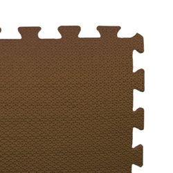 Placa EVA Tatame 100 x 100 x 1cm Marrom - Peronti Soluções
