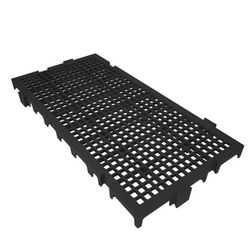 Piso Plástico 25 x 50 Preto - Peronti Soluções