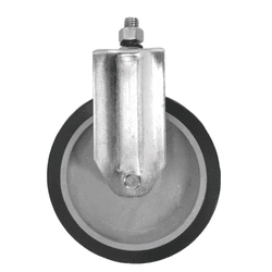 Rodizio Fixo PVC L12 75mm para até 60kg ... - Peronti Soluções