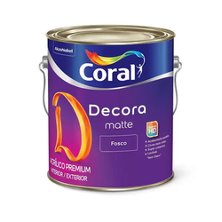 CORAL LATEX DECORA FOSCO BRANCO 3,6L