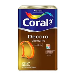 CORAL LATEX DECORA SEMI BRILHO BRANCO 18L