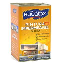 PINTURA IMPERMEÁVEL BRANCA P/PAREDE 18L