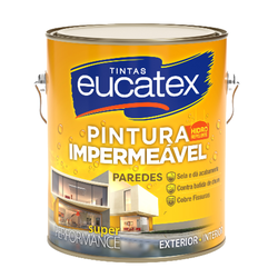 PINTURA IMPERMEÁVEL BRANCA P/PAREDE 3,6L