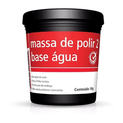 MASSA PARA POLIR BASE ÁGUA Nº2 0,9L - PEROLA TINTAS