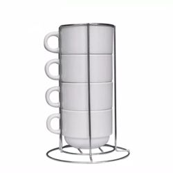 Torre de canecas de cerâmica 150ml - CER011 - Personalizar Toledo