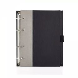 Caderno Fichário de Couro Sintético - 14953 - Personalizar Toledo