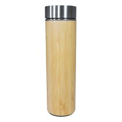 Garrafa Térmica Bambu 500ml - 18642 - Personalizar Toledo