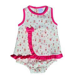 Body Bebê Menina Ursinhos - Petit Papillon Bebê & Criança