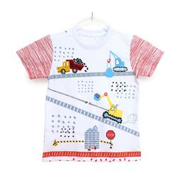 Camiseta Infantil Construção - Petit Papillon Bebê & Criança