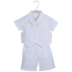 Conjunto Batizado em Linho - Petit Papillon Bebê & Criança