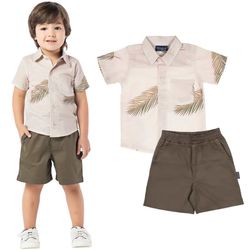 Conjunto Infantil Folhagem - Petit Papillon Bebê & Criança