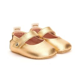 Sapatinho De Bebê Dourado Gambo - Petit Papillon Bebê & Criança