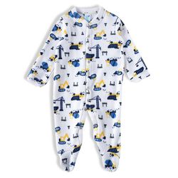 Pijama Macacão Com Pé Transporte - Petit Papillon Bebê & Criança