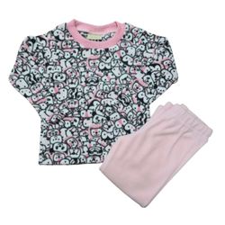 Pijama Soft 2 Peças Panda Rosa - Petit Papillon Bebê & Criança