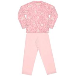Pijama Soft 2 Peças Ursinhas Rosa - Petit Papillon Bebê & Criança