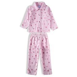 Pijama Soft 2 Peças Estrelas Rosa - Petit Papillon Bebê & Criança