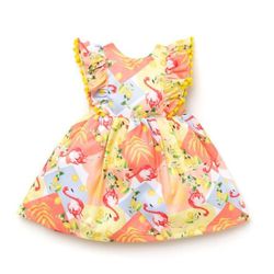 Vestido Infantil Jardim - Amarelo - Petit Papillon Bebê & Criança