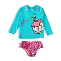 Conjunto De Praia Proteção Uv Sorvete - Petit Papillon Bebê & Criança