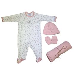 Kit Presente Coelha Rosa (4 Pçs) - Petit Papillon Bebê & Criança