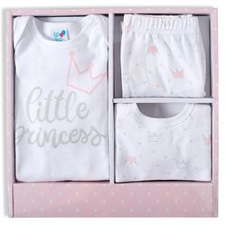 Kit Presente 3 Peças Little Princess - Petit Papillon Bebê & Criança