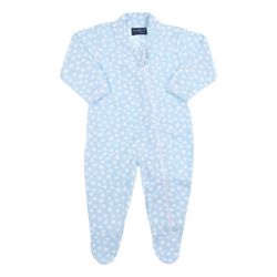 Pijama Soft Poá Azul - Petit Papillon Bebê & Criança