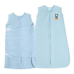 Kit Crescimento com Swaddle + Saco de Dormir Azul ... - Petit Papillon Bebê & Criança