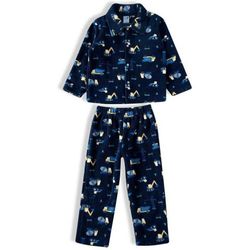 Pijama 2 Peças Transporte Marinho - Petit Papillon Bebê & Criança
