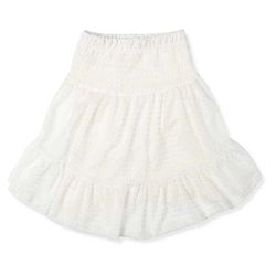 Saia Infantil em Crochê Branco - Petit Papillon Bebê & Criança