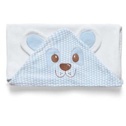 Toalha De Banho Infantil Com Capuz Azul - Petit Papillon Bebê & Criança