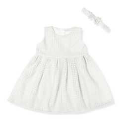 Vestido Infantil em Crochê Branco - Petit Papillon Bebê & Criança