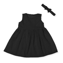 Vestido Infantil em Crochê Preto - Petit Papillon Bebê & Criança