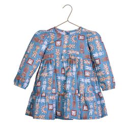 Vestido Estampado Bichinhos - Petit Papillon Bebê & Criança