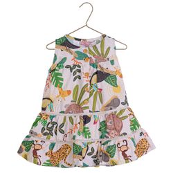 Vestido Estampado Selva - Petit Papillon Bebê & Criança