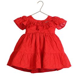 Vestido Laise Vermelho - Petit Papillon Bebê & Criança