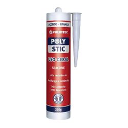 Silicone Polystic Acético Uso Geral 250G Pulvitec - Petrotintas