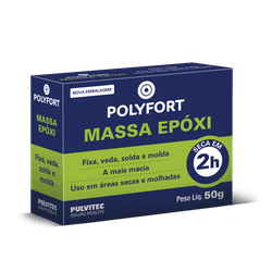 Polyfort Massa Epóxi 50G - Petrotintas