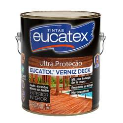 Verniz Deck Semibrilhante 3,6L Eucatex - Petrotintas