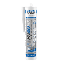 Pu40fix Cinza Cartucho 387g/280ml Tekbond - Petrotintas