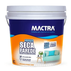 Massa Seca Parede 12kg Mactra - Petrotintas