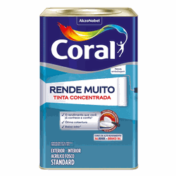Tinta Acrílica Rende Muito Fosco 16L Coral - Petrotintas