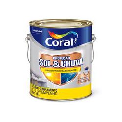  Impermeabilizante Proteção Sol & Chuva 3,6L Coral... - Petrotintas