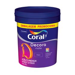 Tinta Acrílica Decora Matte Fosco 20L Branco Coral - Petrotintas