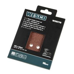 Conjunto de Lixas 10 Peças WS9776 WESCO - Petrotintas