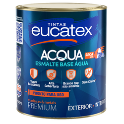 Esmalte Acqua Base Água Acetinado Pronto P/Uso 900... - Petrotintas