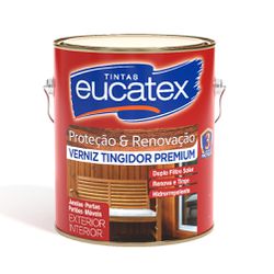 Verniz Tingidor 3,6L Brilhante Eucatex - Petrotintas